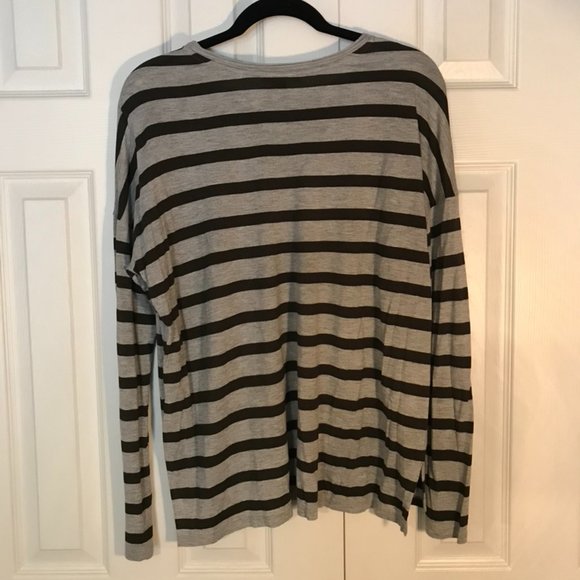 Vince Long Sleeve Striped Tee - Picture 3 of 5